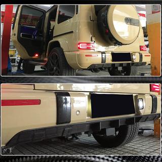 Diffusore Posteriore Paraurti V1 per G63 AMG, Carbonio foto 4