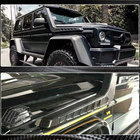 Mercedes G class W463 1990-2018 Snorkel (per 2004-2018, 2 pz, Carbonio) foto 5