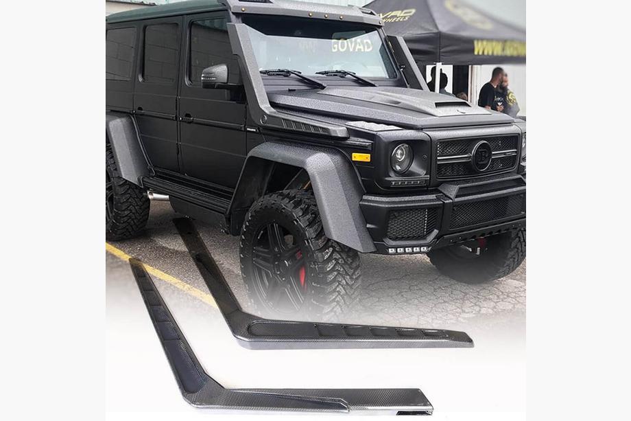 Mercedes G class W463 1990-2018 Snorkel (per 2004-2018, 2 pz, Carbonio) Image