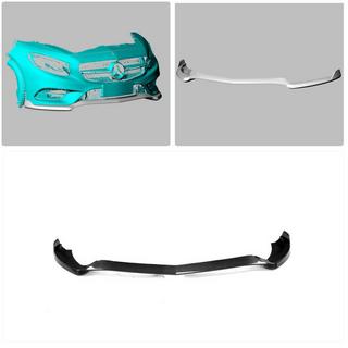 Labbro anteriore Lip V1 per AMG-Line 2015-2018 Carbonio foto 2