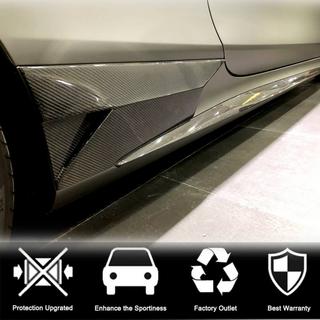 Minigonne laterali (per AMG-Line 2015-2018, Carbonio) foto 2