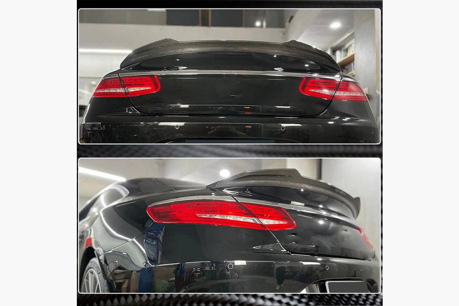 Mercedes S-class C217 Coupe 2014-2020 Spoiler V3 (Coupé, Carbonio secco) Foto 3