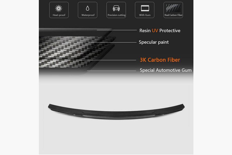 Mercedes S-class C217 Coupe 2014-2020 Spoiler V3 (Coupé, Carbonio secco) Foto 5