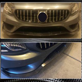 Labbro Anteriore V2 per AMG-Line 2015-2018 Carbonio foto 4