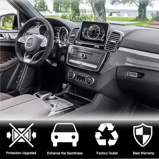 Inserti interni in carbonio (Carbonio) Mercedes GLE coupe C292 2015-2019 foto 3