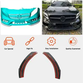 Flap paraurti anteriore in carbonio (per GLA45 AMG 2017-2020) foto 2