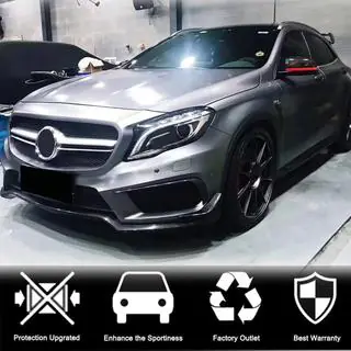 Coperture Paraurti Anteriore in Carbonio per GLA45 AMG 2013-2016 foto 2