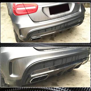 Diffusore posteriore paraurti per GLA45 AMG, Carbonio foto 3