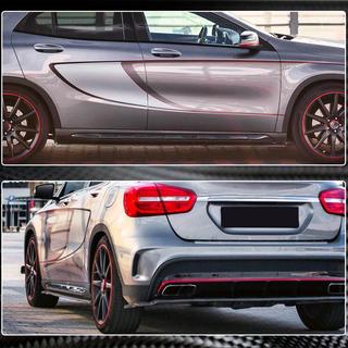 Minigonne Laterali (per GLA45 AMG 2013-2016, Carbonio) foto 4