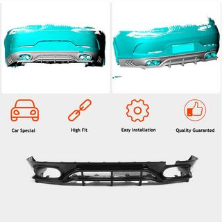 Diffusore paraurti posteriore per GT43/GT50/GT53 2018-2022, Carbonio foto 2