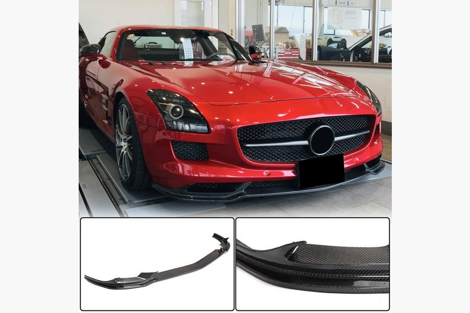 Mercedes SLS C197 2010-2014 Labbro Anteriore Paraurti (Carbonio) Foto 1