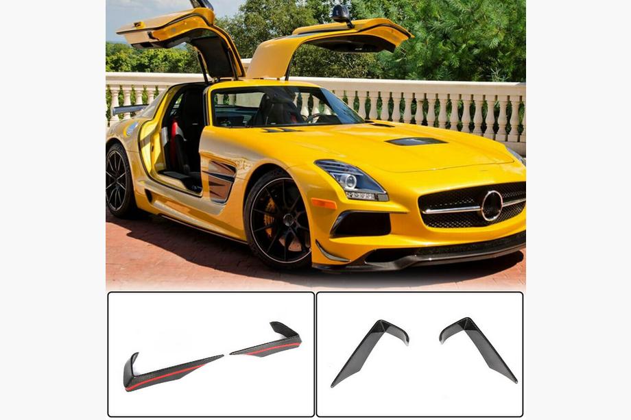 Mercedes SLS C197 2010-2014 Flap Paraurti Anteriore V2 (Carbonio) Foto 1