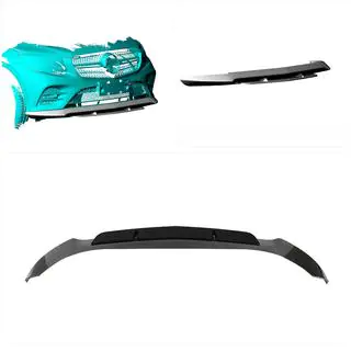 Labbro anteriore paraurti (per AMG-Line/GLC43 AMG, Carbonio) foto 3