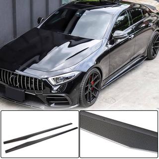 Minigonne Laterali V1 (per AMG/AMG-Line 2018-2020, Carbonio) foto 1