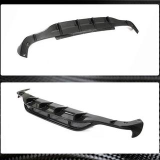 Diffusore Posteriore Paraurti V2 per AMG-Line 2018-2020, Carbonio foto 3