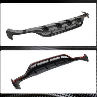 Diffusore Posteriore Paraurti V2 per AMG-Line 2018-2020, Carbonio foto 4
