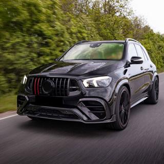 Estensioni labbro paraurti anteriore (GLE63 AMG, Carbonio) foto 2