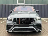 Mercedes GLE coupe C292 2015-2019 Coperture Paraurti Anteriore in Carbonio (GLE63 AMG) foto 2