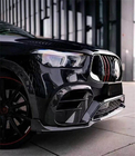 Mercedes GLE coupe C292 2015-2019 Coperture Paraurti Anteriore in Carbonio (GLE63 AMG) foto 3