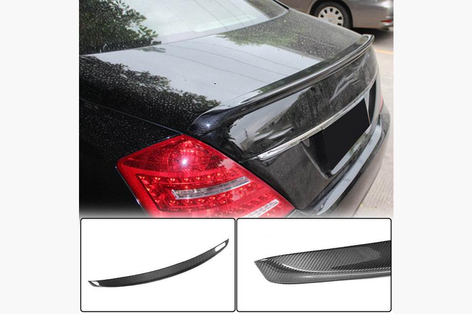 Mercedes S-class W221 2005-2013 Spoiler V2 (Carbonio) Image