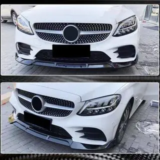 Labbro Anteriore paraurti (per AMG-Line, Carbonio) foto 3