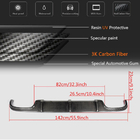 Mercedes E-class W211 2002-2009 Diffusore posteriore paraurti per E55 AMG 2003-2006, Carbonio foto 6