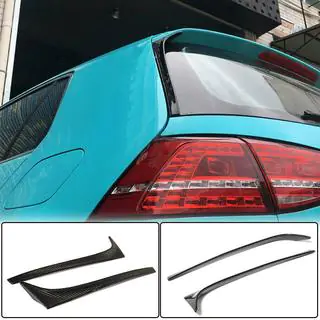 Coperture montanti finestrino posteriore in carbonio (per Base) Volkswagen Golf 7/E-Golf 2012-2020 foto 1