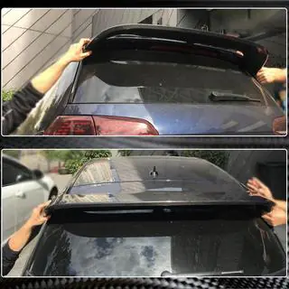 Spoiler V1 (per GTI/R HB, Carbonio) Volkswagen Golf 7/E-Golf 2012-2020 foto 4