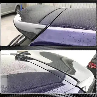 Spoiler V3 (per GTI/R HB, Carbonio) Volkswagen Golf 7/E-Golf 2012-2020 foto 4