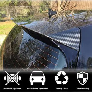 Spoiler V4 (per GTI/R HB, Carbonio) Volkswagen Golf 7/E-Golf 2012-2020 foto 2