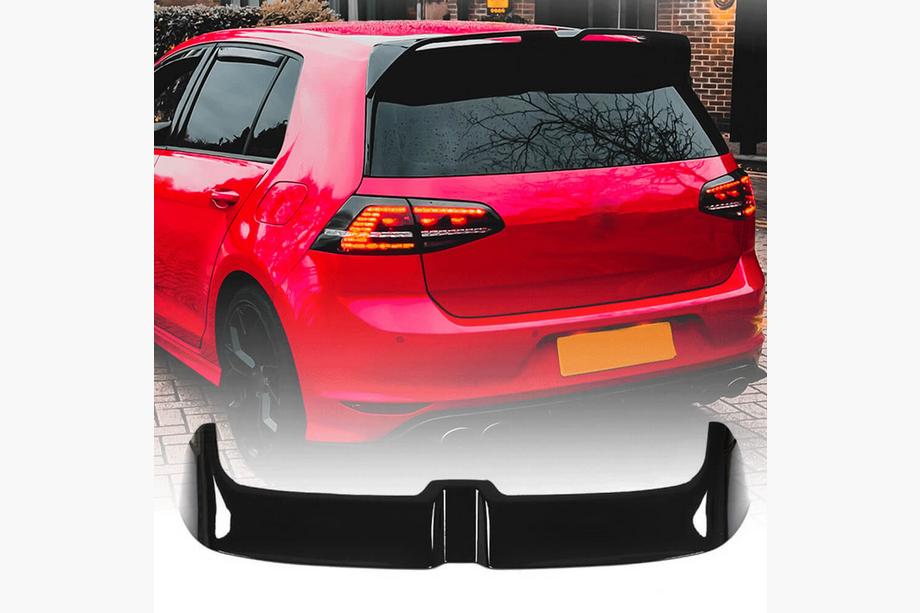 Volkswagen Golf 7/E-Golf 2012-2020 Spoiler V6 (per GTI/R HB, Plastica) Image