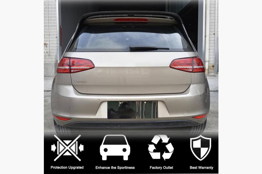 Volkswagen Golf 7/E-Golf 2012-2020 Spoiler V2 (per Base/R-Line HB, Carbonio) Foto 3