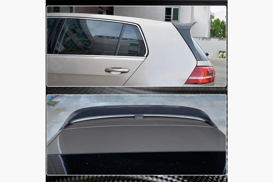 Volkswagen Golf 7/E-Golf 2012-2020 Spoiler V2 (per Base/R-Line HB, Carbonio) Foto 5