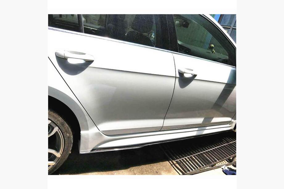 Volkswagen Golf 7/E-Golf 2012-2020 Minigonne Laterali (per Base HB 2012-2017, Carbonio) Foto 2