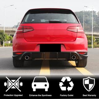 Diffusore Posteriore Paraurti V2 (per Base/GTI HB 2012-2017, Carbonio) foto 2