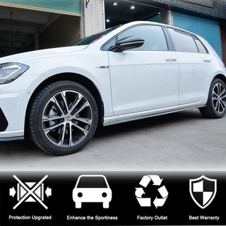 Minigonne Laterali (per R/R-Line 2017-2020, Carbonio) Volkswagen Golf 7/E-Golf 2012-2020 foto 2