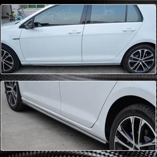 Minigonne Laterali (per R/R-Line 2017-2020, Carbonio) Volkswagen Golf 7/E-Golf 2012-2020 foto 3