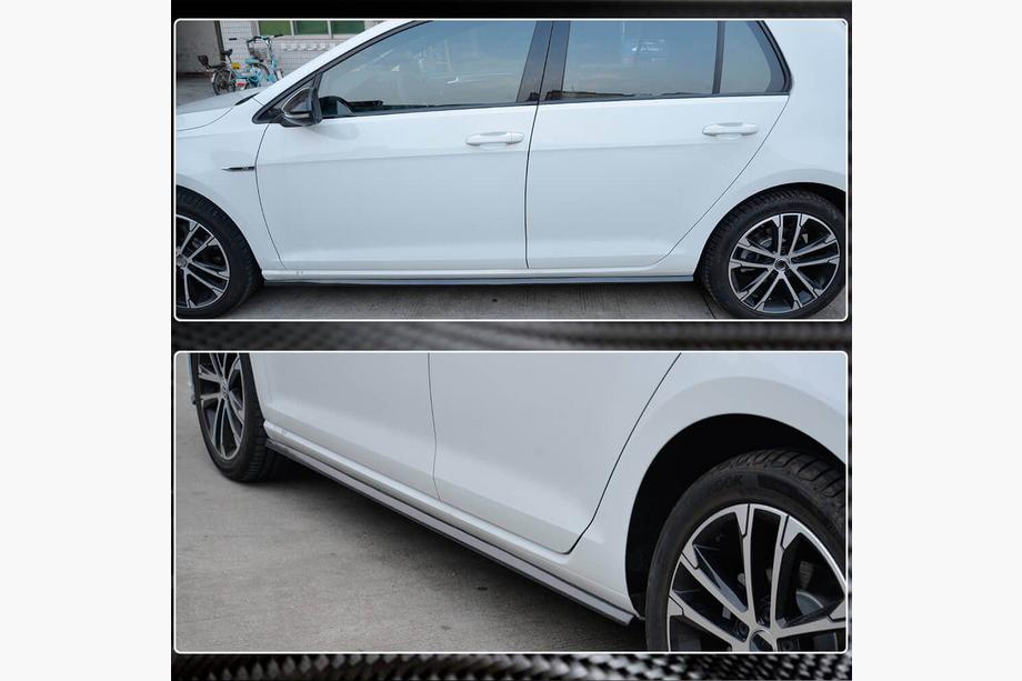 Volkswagen Golf 7/E-Golf 2012-2020 Minigonne Laterali (per R/R-Line 2017-2020, Carbonio) Foto 3