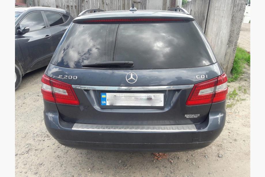 Mercedes E-class W212 2009-2016 Protezione paraurti posteriore OmsaLine (2009-2013, SW, acciaio inox) Foto 4