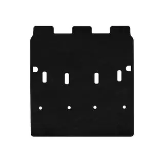 Tappetino bagagliaio tessile Premium (7 posti/Passo lungo, Nero)