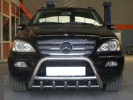 Mercedes ML W163 1997-2005 Parabulloni Anteriore (Acciaio Inox) foto 3