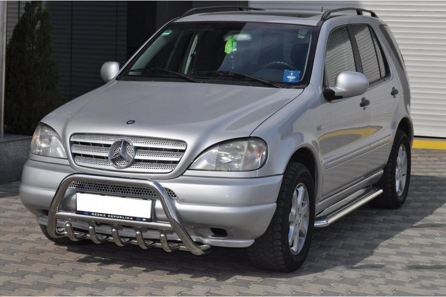Mercedes ML W163 1997-2005 Parabulloni Anteriore (Acciaio Inox) Foto 5