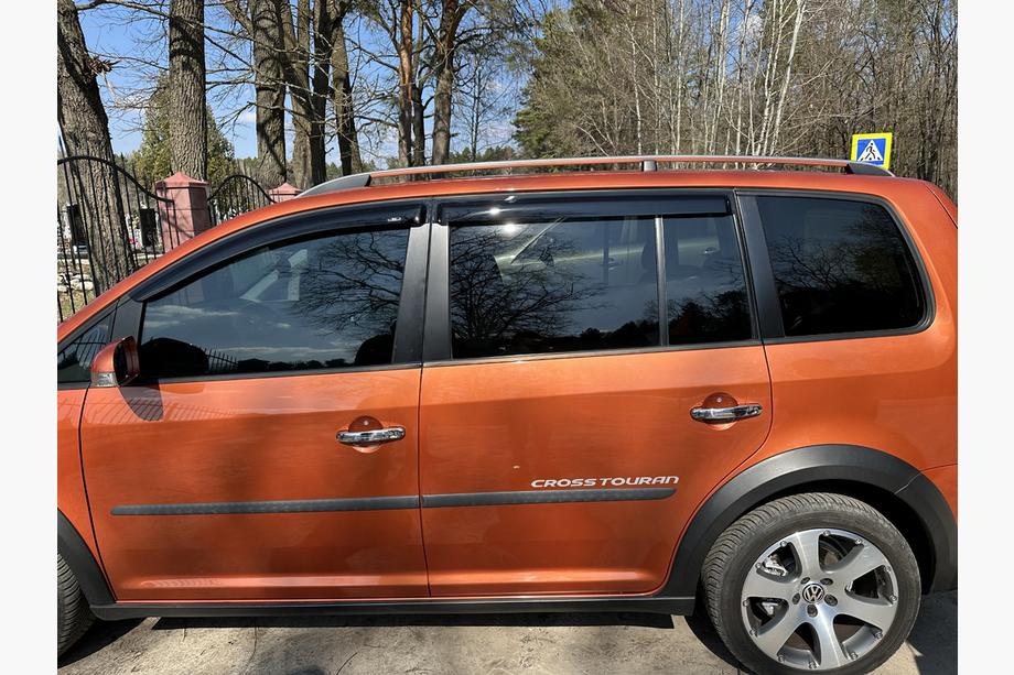 Volkswagen Touran 2003-2010 Coperture Maniglie Porta Cromate (4 pz, Acciaio Inox) OmsaLine - Acciaio Inox Italiano Foto 3