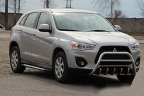 Mitsubishi ASX 2010-2023 Parabullbar WT003 (Acciaio Inox) foto 2