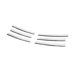 Coperture Griglia Cromate (6 pz, Acciaio Inox) Volkswagen Touran 2003-2010 foto 3