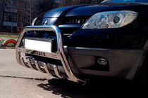 Mitsubishi Outlander 2001-2006 Protezione Anteriore WT004 (Acciaio Inox) foto 2