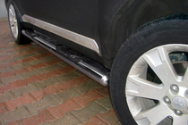 Mitsubishi Outlander 2006-2012 Tubi Laterali (2 pz, Acciaio Inox) foto 1