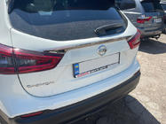 Nissan Qashqai 2014-2021 Modanatura cromata sopra la targa (acciaio inox) Carmos - Acciaio Inox Turco foto 3