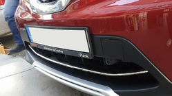 Nissan Qashqai 2014-2021 Protezione paraurti anteriore acciaio inox (2014-2017) foto 3