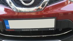 Nissan Qashqai 2014-2021 Protezione paraurti anteriore acciaio inox (2014-2017) foto 5